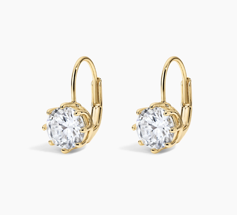 Bentley Faux Diamond Earrings