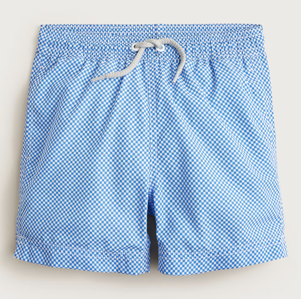 JCrew Printed Swim Trunks