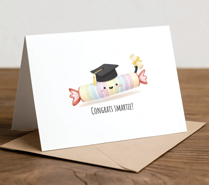 Congrats Smartie Card