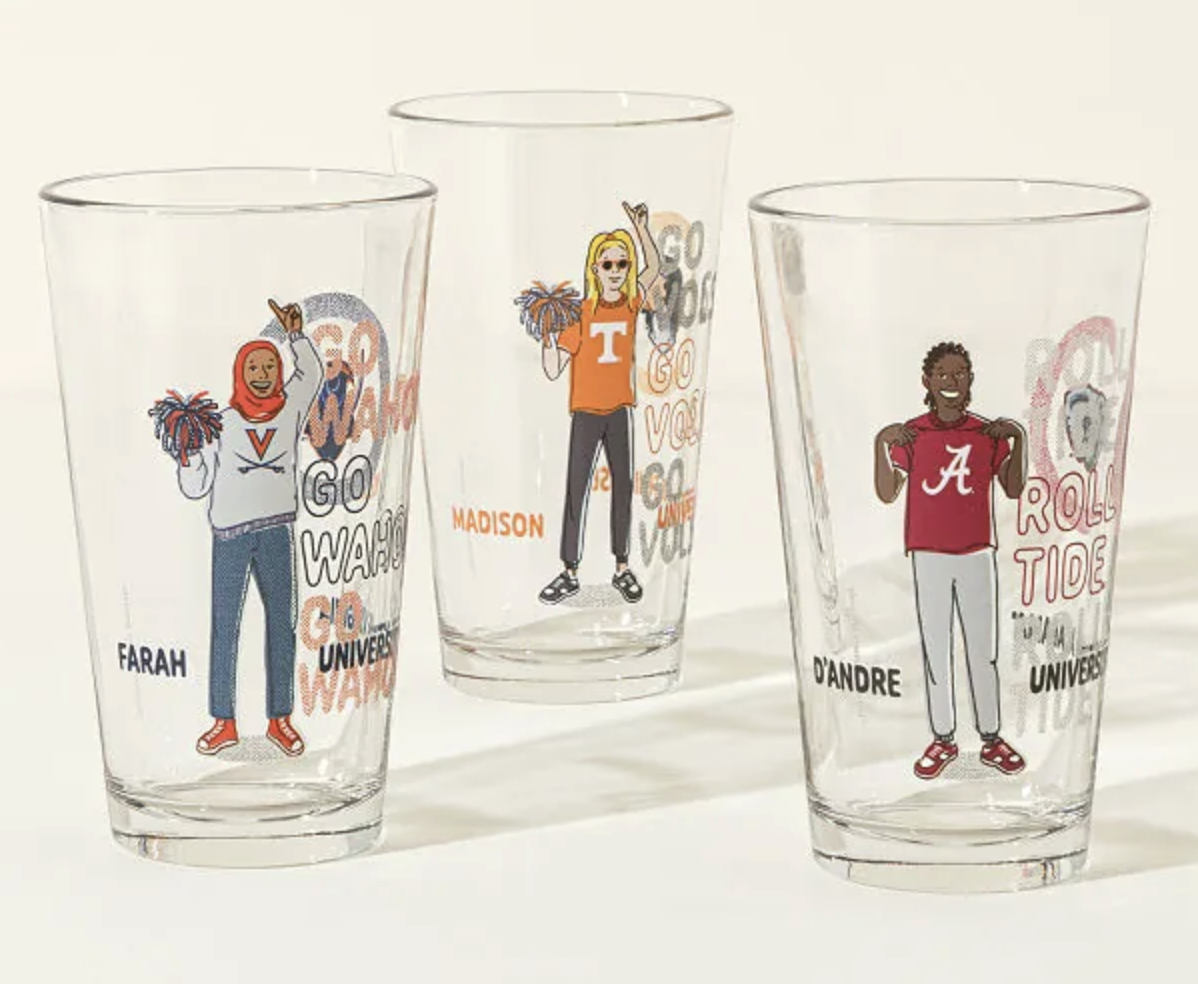 Personalized College Pints