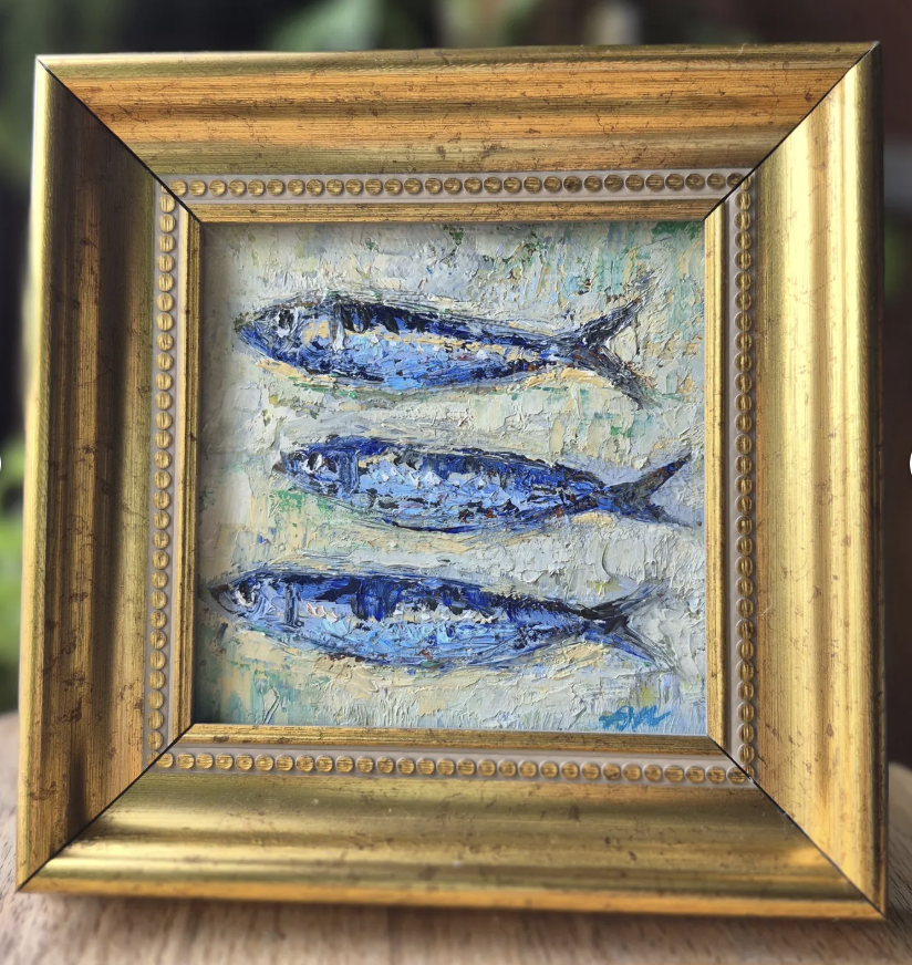 Three Sardines Painting