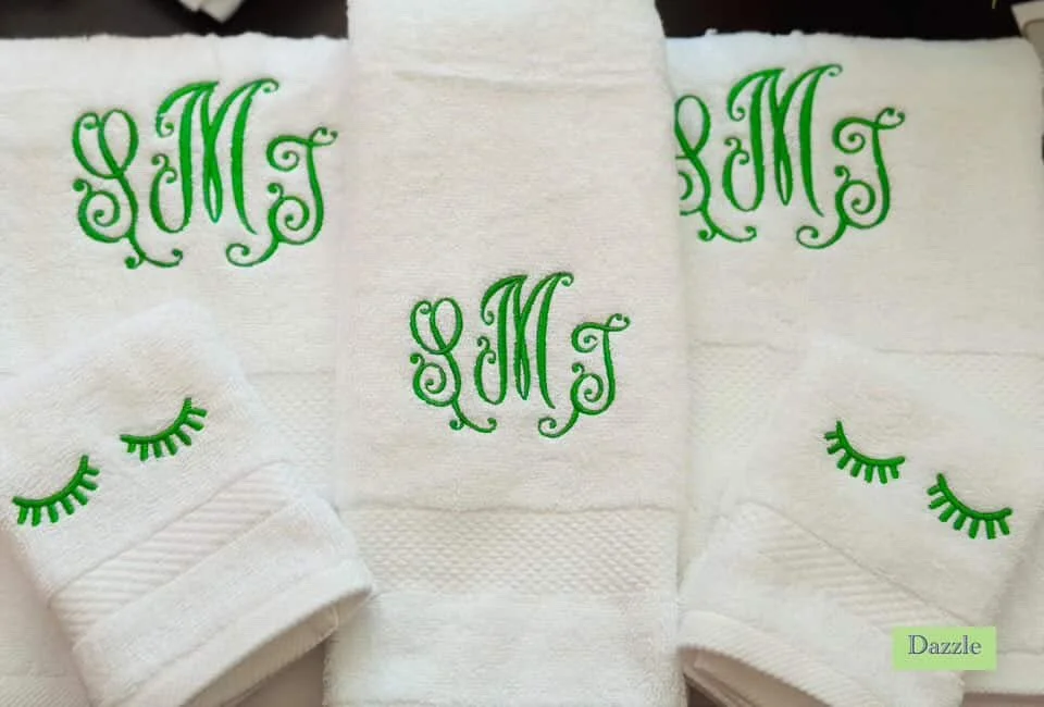 Monogrammed Towels