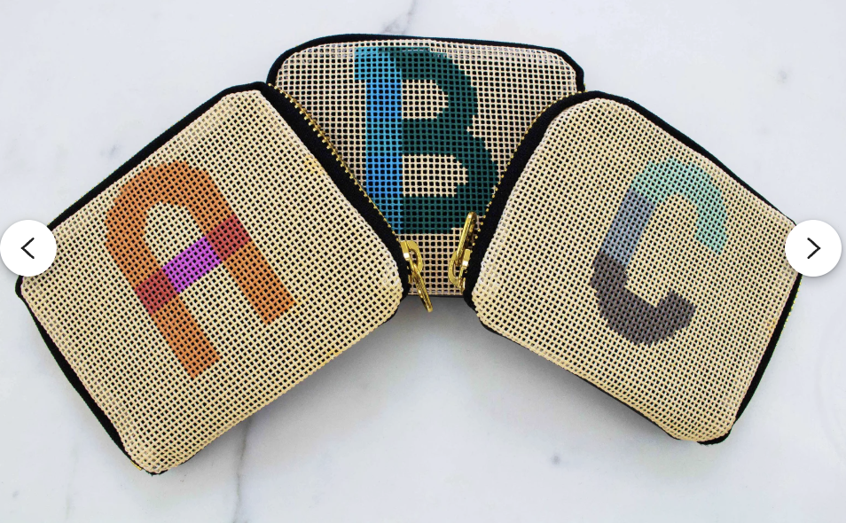 Needlepoint Letter Wallet
