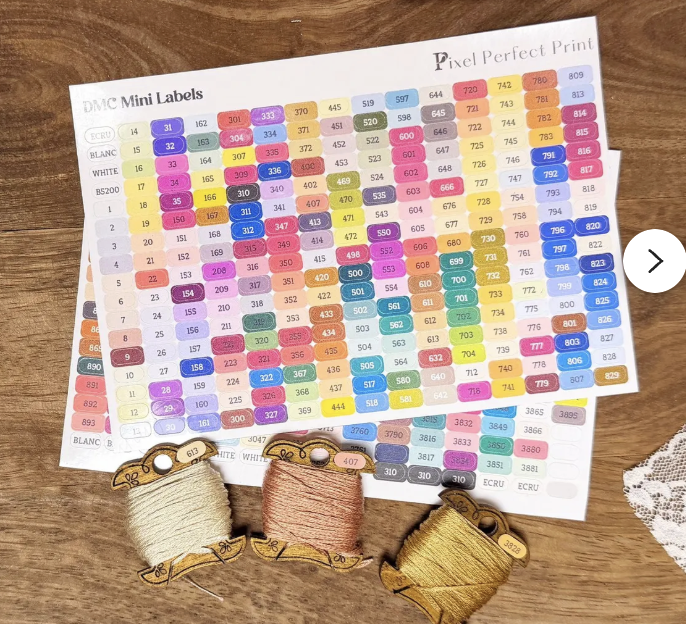 Floss Color Stickers