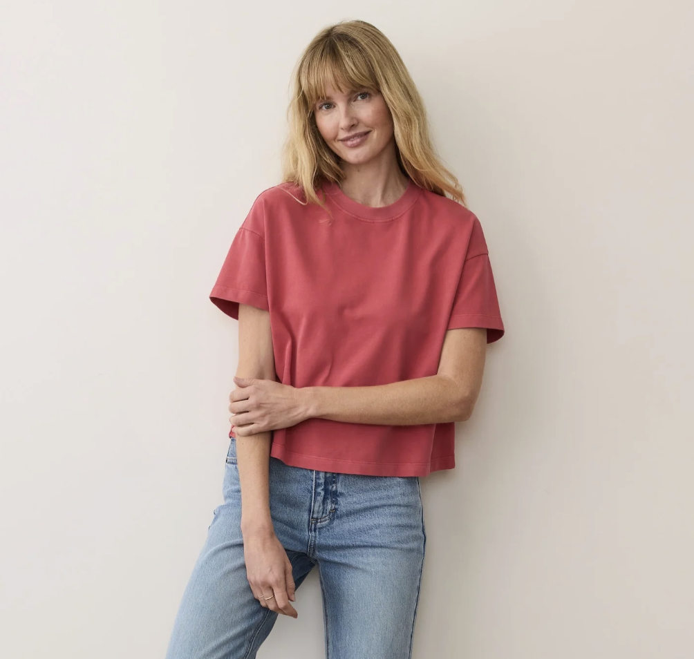 Marine Layer Suede Luxe Tee