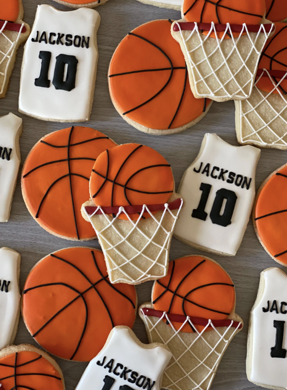 Basketball Sugar Cookies