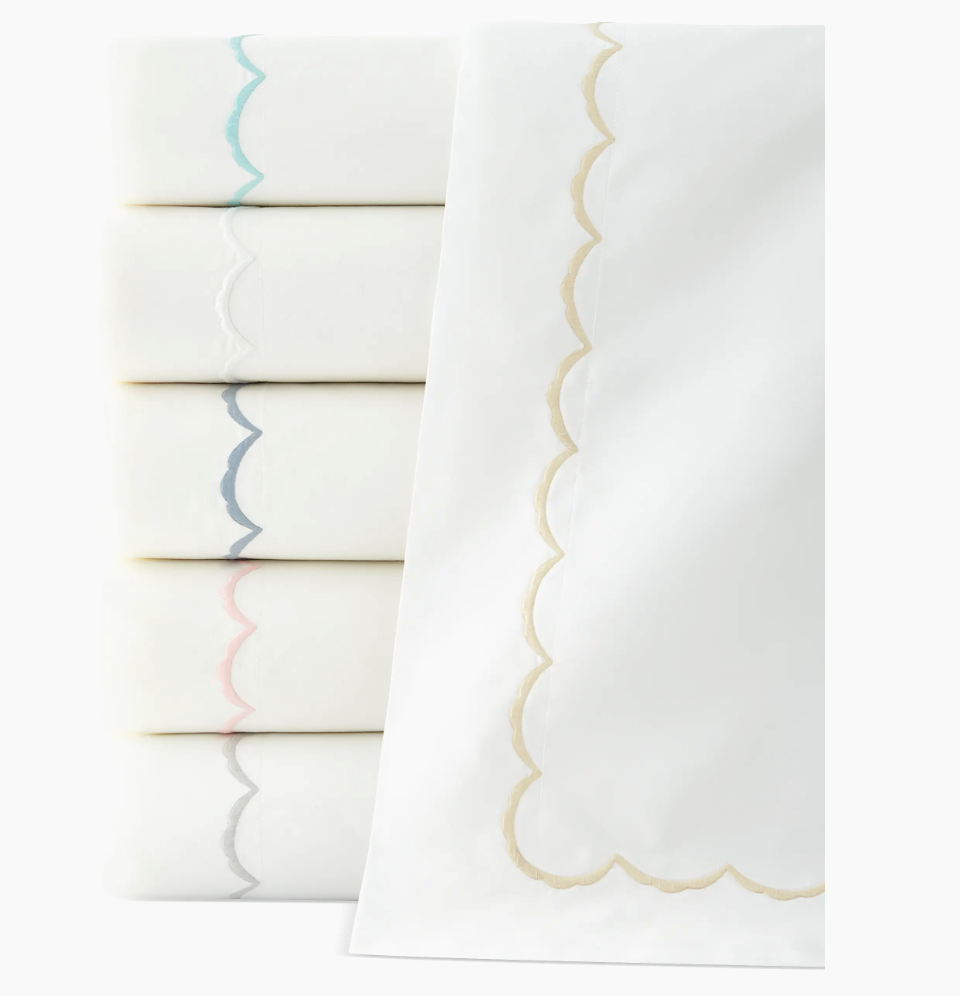 Matouk Scalloped Pillowcases
