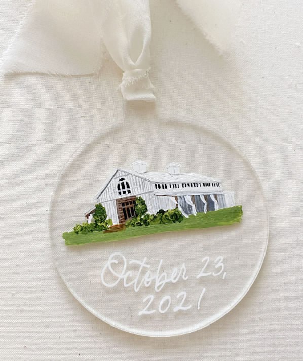 Custom Wedding Ornament