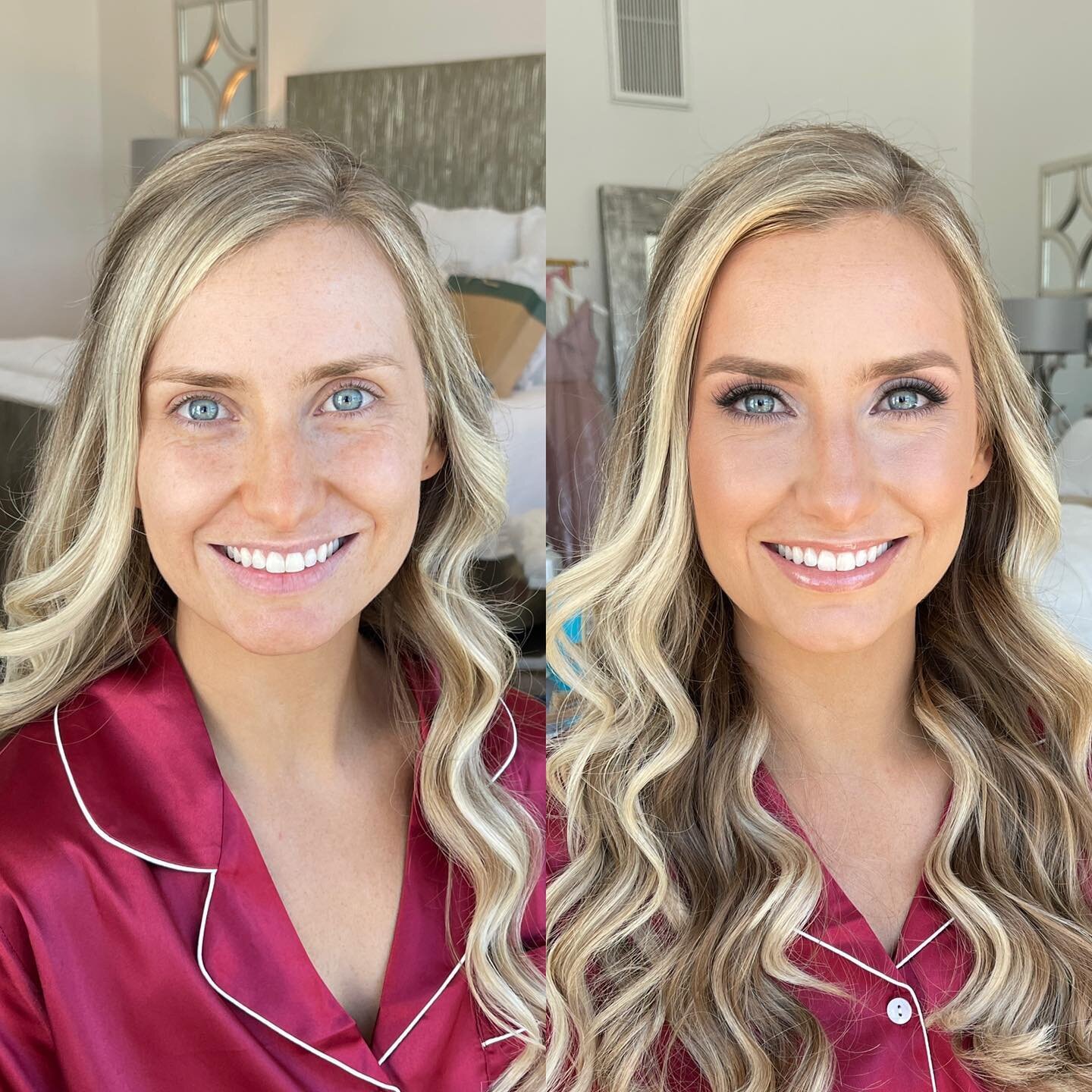 ✨ Delaney ✨ Loved working with this gorgeous bridesmaid to create a look that would make her eyes pop but still be a soft look over all! Let me know if you&rsquo;d like product deets!