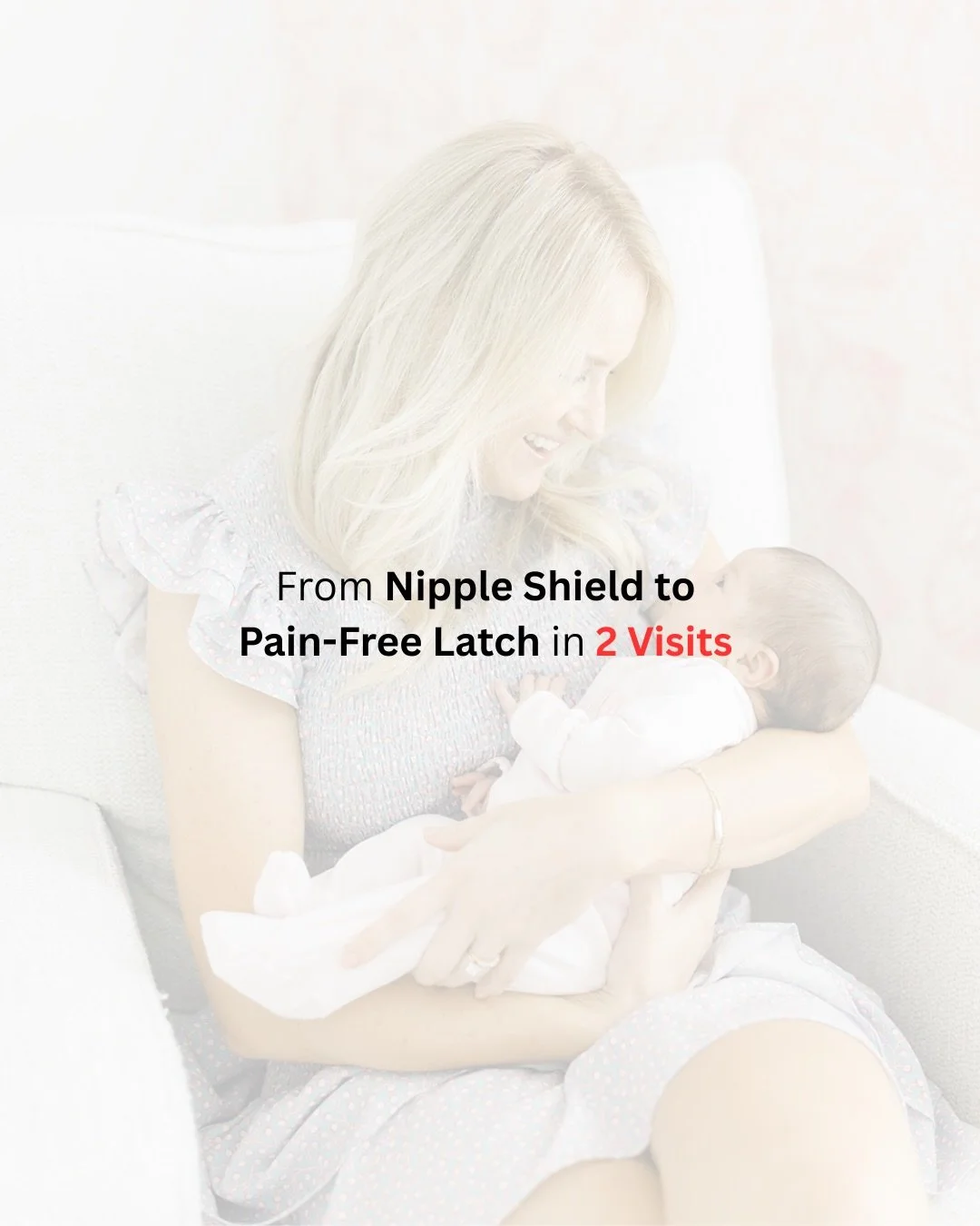 From nipple shield &amp; slow weight gain &rarr; pain-free latch &amp; increased milk transfer in 2 visits

What we did:
✅ Release tension in neck, jaw &amp; oral structures
✅ Targeted home exercises
✅ Applied skills at the breast for a deep, comfort