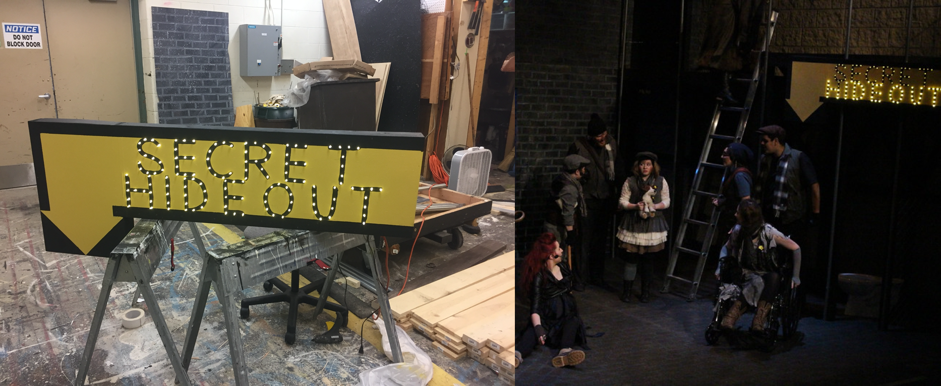 Urinetown Sign - Rochester University