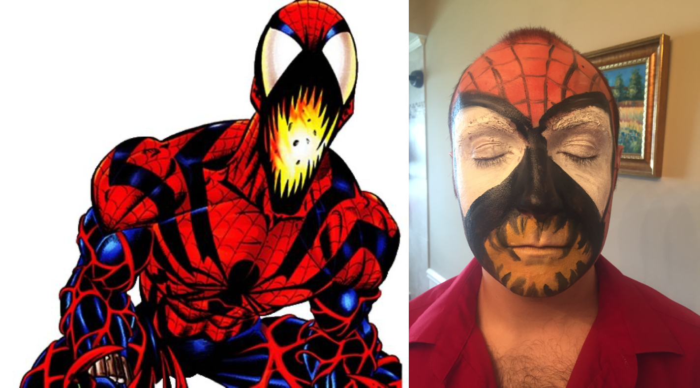 Spider-Carnage Makeup