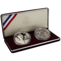 1994 Dolley Madison Commemorative Unc and Proof Silver Dollar Set
