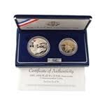1991-1995 World War II 50th Anniversary Commemorative Two-Coin Set