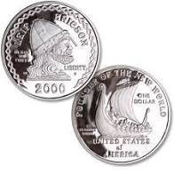 2000 Leif Ericson Commemorative Coin
