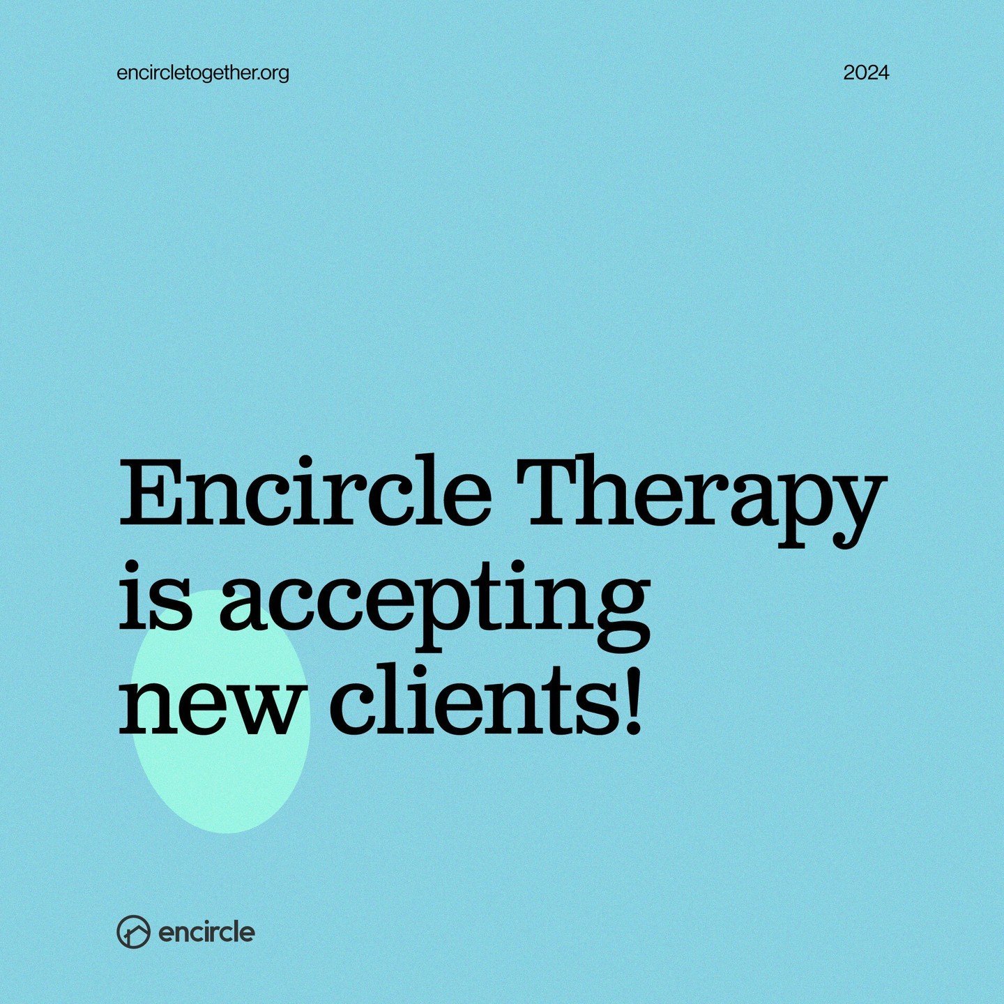 ✨Therapy Thursday Announcement✨ We're excited to announce that Encircle Therapy is now accepting new clients! If you or someone you know could benefit from our LGBTQ+ affirming therapy services, click the link in our bio to learn more and get started