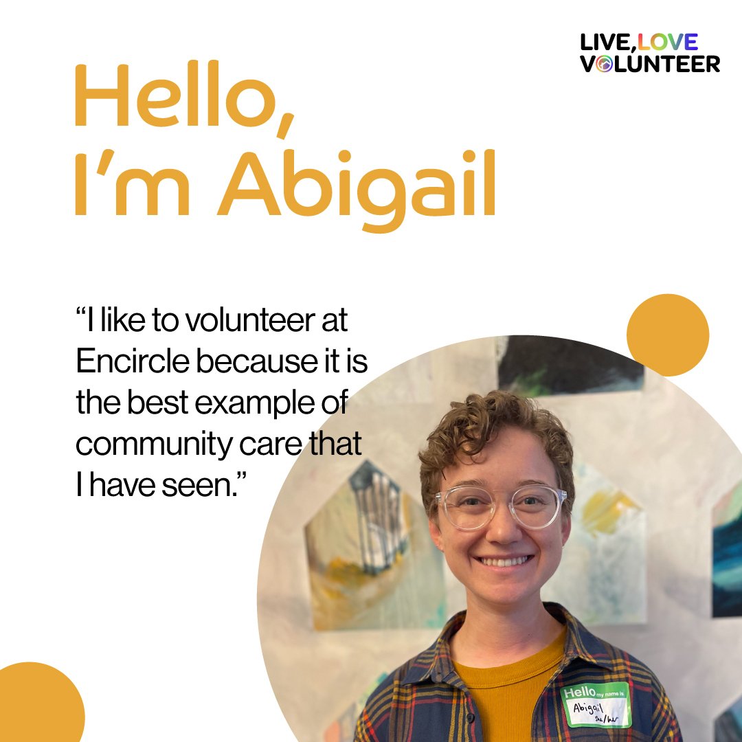 Our 💫Encircle volunteers💫 come from vast walks of life! Whether they are full-time students 👨🏼&zwj;🎓 working professionals 👩🏾&zwj;💻 retired 👵🏼 or preparing for their first full-time jobs, our volunteers make a difference each day they step 