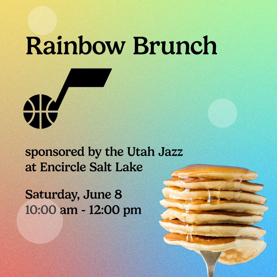 🌈Join us for a special Rainbow Brunch in Salt Lake! 🍳 On June 8 from 10:00am-12:00pm, our Salt Lake home will host a one-of-a-kind Rainbow Brunch hosted by the Utah Jazz! 🏀✨

Enjoy exclusive Jazz swag and a delicious breakfast created by the Jazz'