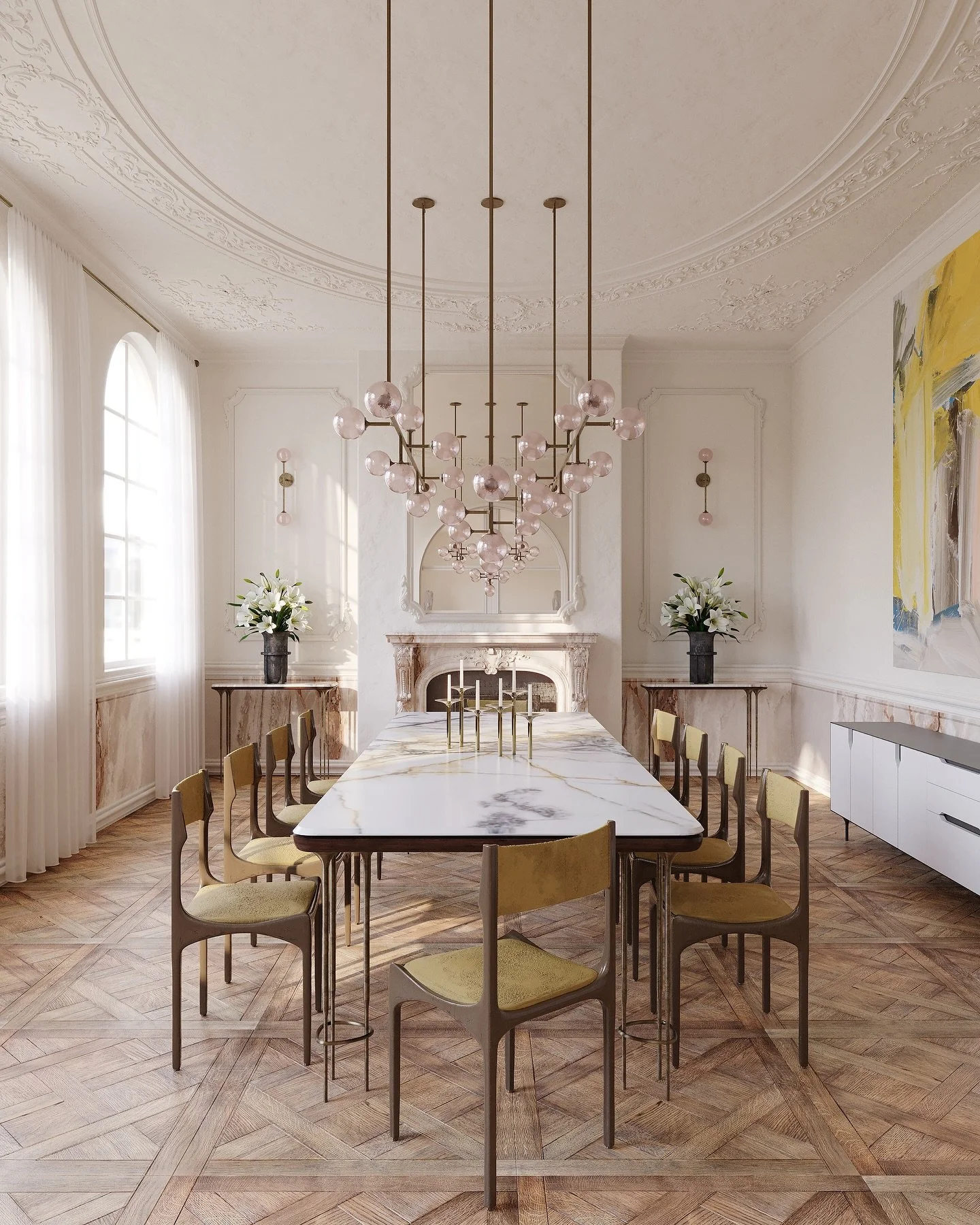 DINING |  Hyde Park Chateaux, London by JAVIER ROBLES STUDIO
HELIX horizontal clusters by @lumifer_by_javierrobles