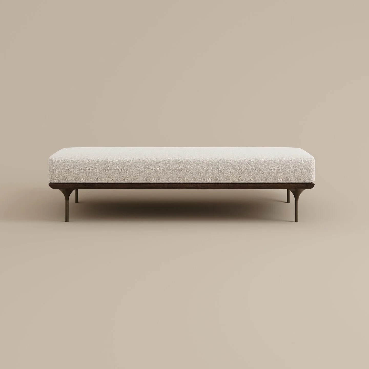NYX DAYBED by @lumifer_by_javierrobles 
The juxtaposition and layering of the refined materials; upholster, wood and blackened steel, creates a vertical narrative that is reinforced by the detailing of its components and its delicate transitioning a