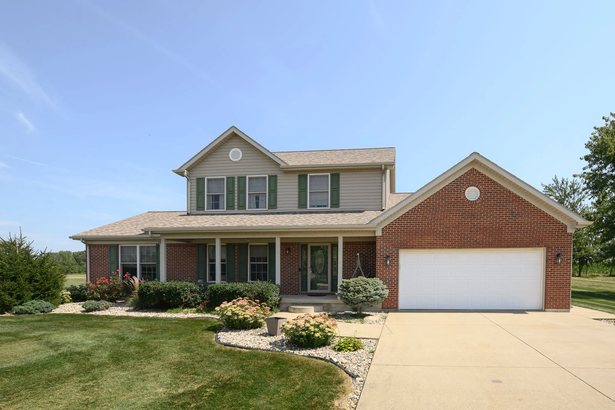 Peru, Indiana 4 Bedroom House for Sale at 6539 S. Tyko Court, Peru, Indiana in Miami County Real Estate by REALTOR® Shelly Dyer of Dyer Homes | Front Exterior House View of Real Estate Property Listing | dyer-homes.com