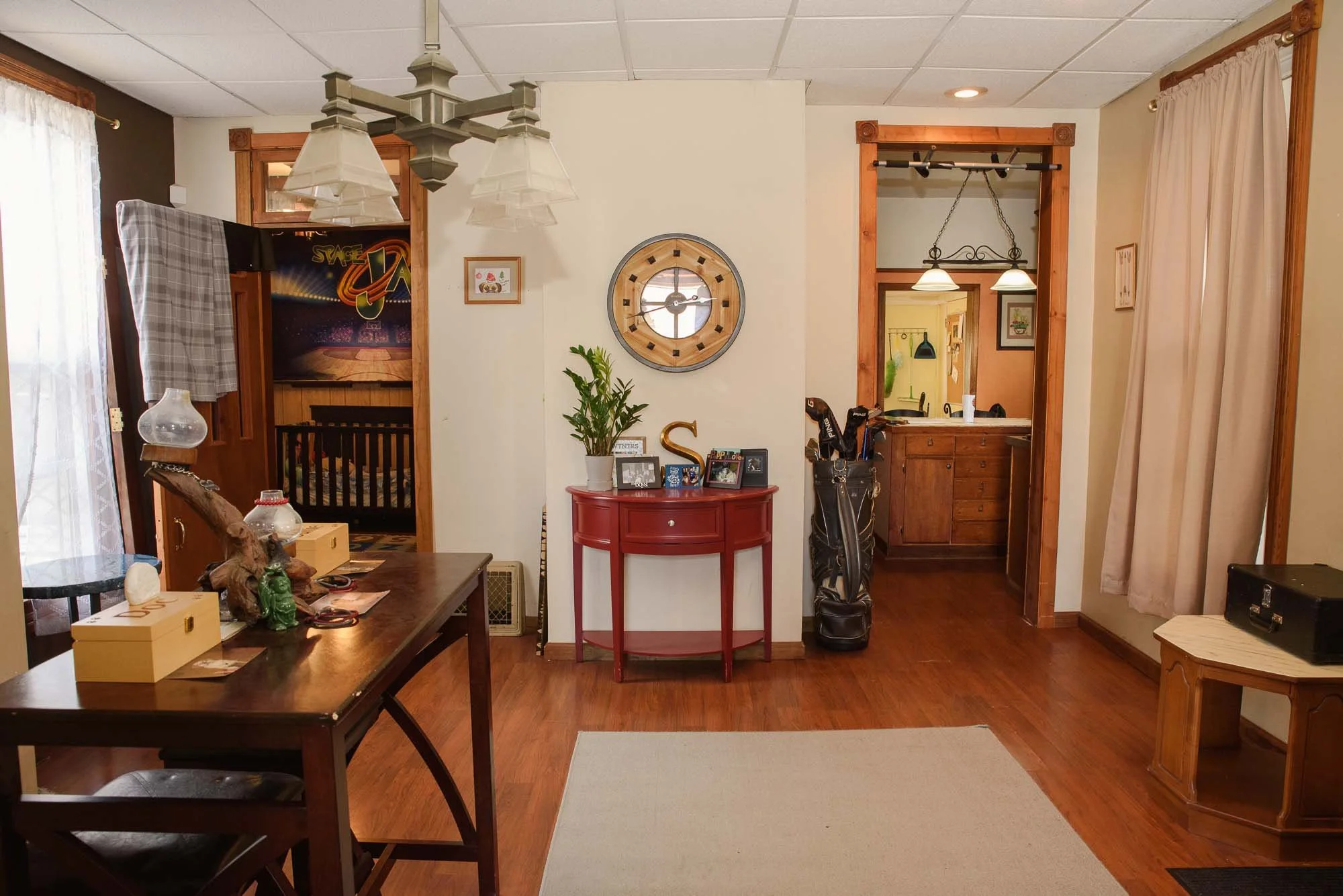 Interior Dining Room View of House