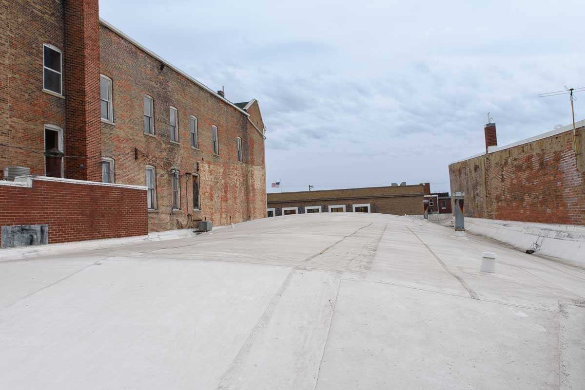 Rubber Roof on Commercial Building for Sale in Wabash Indiana