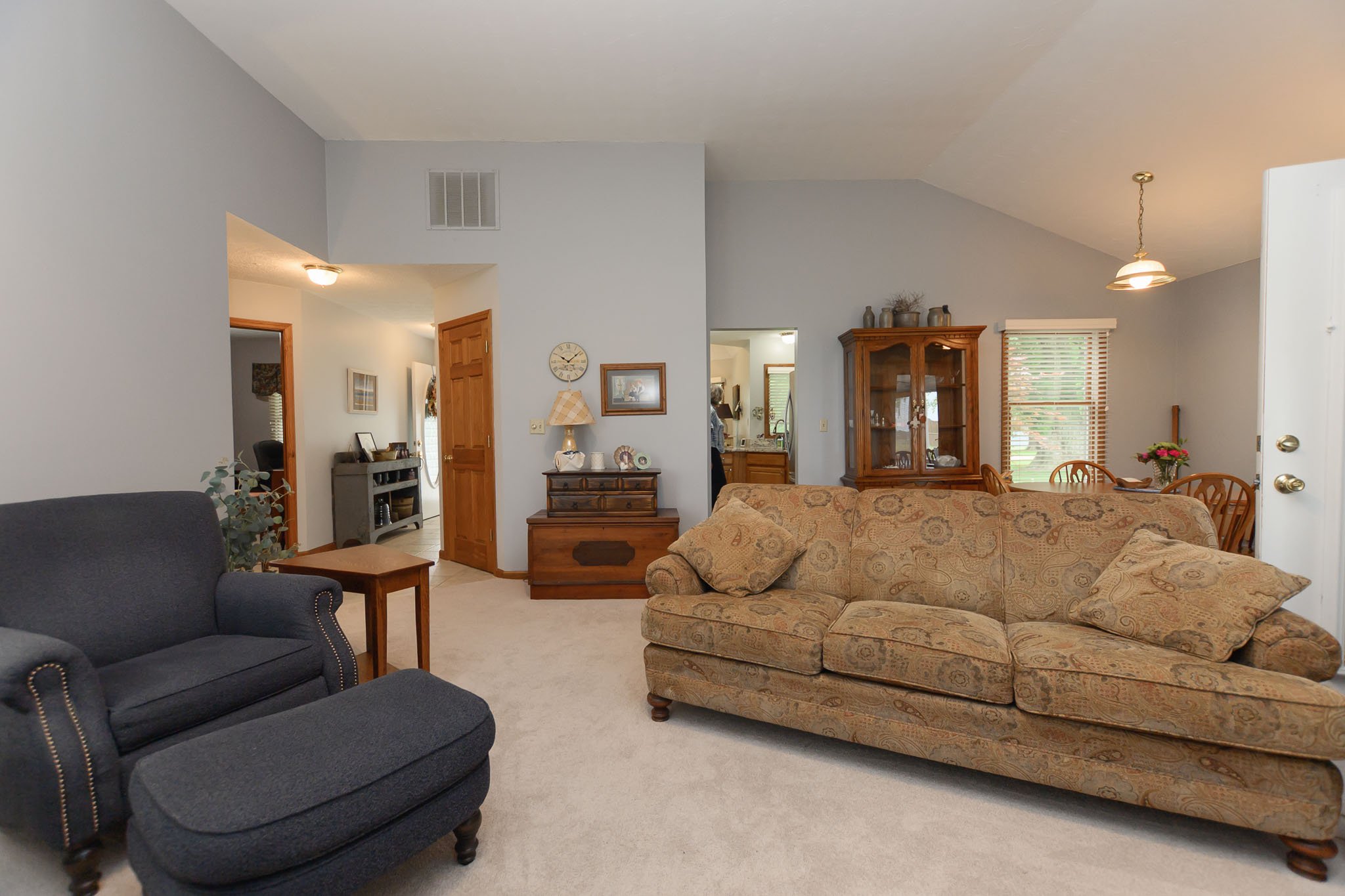 Living Room with Dining Table