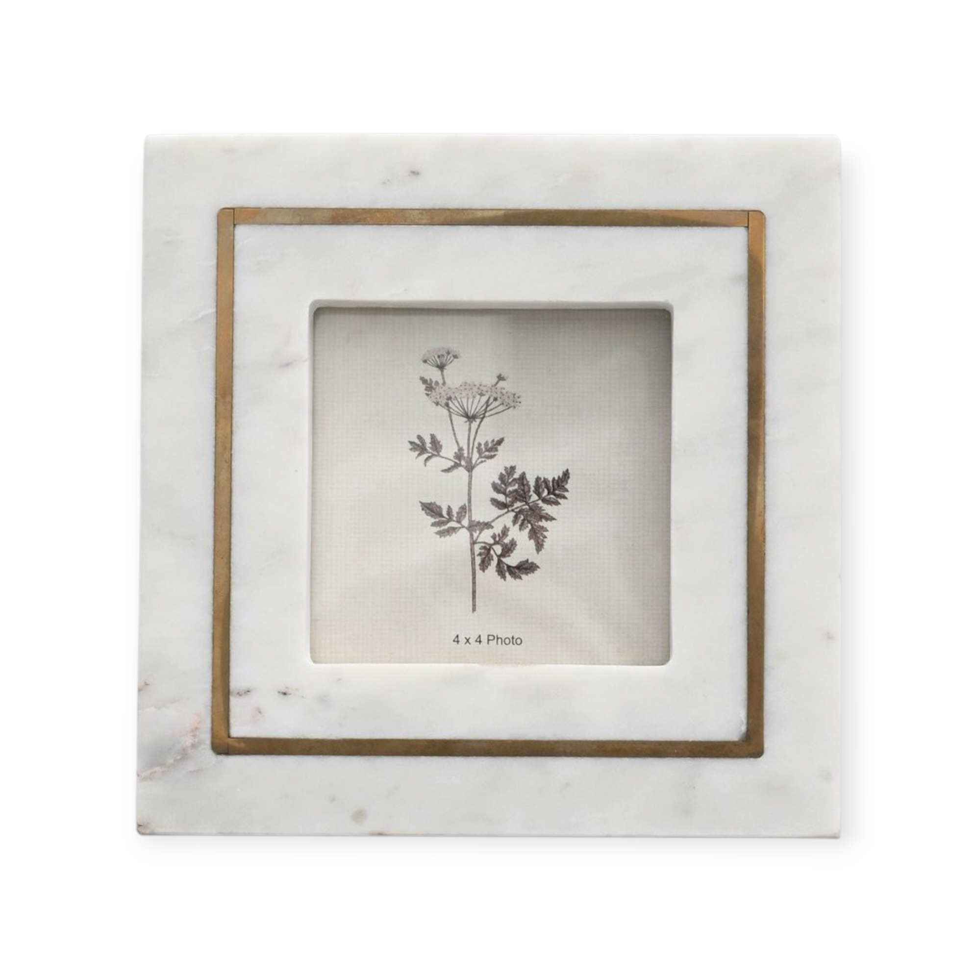 Μαρμάρινη κορνίζα με χρυσαφί πλαίσιο