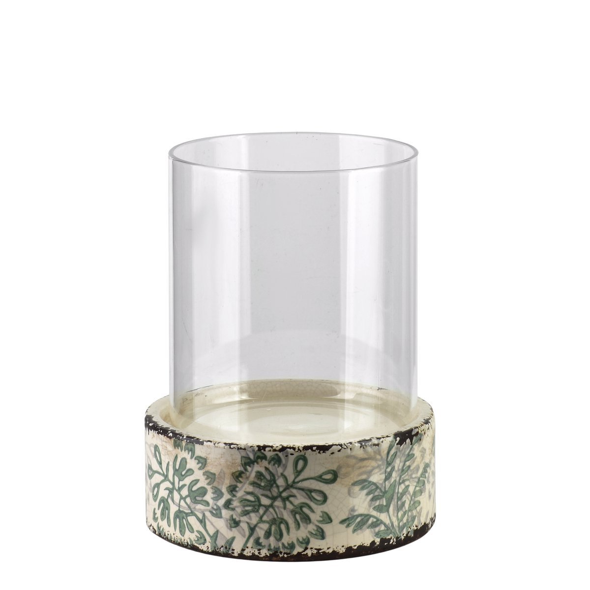 Κηροπήγιο με κεραμική βάση 14εκ.