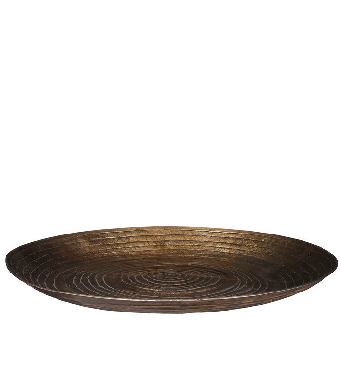 Δίσκος από αλουμίνιο χρυσός σκούρος