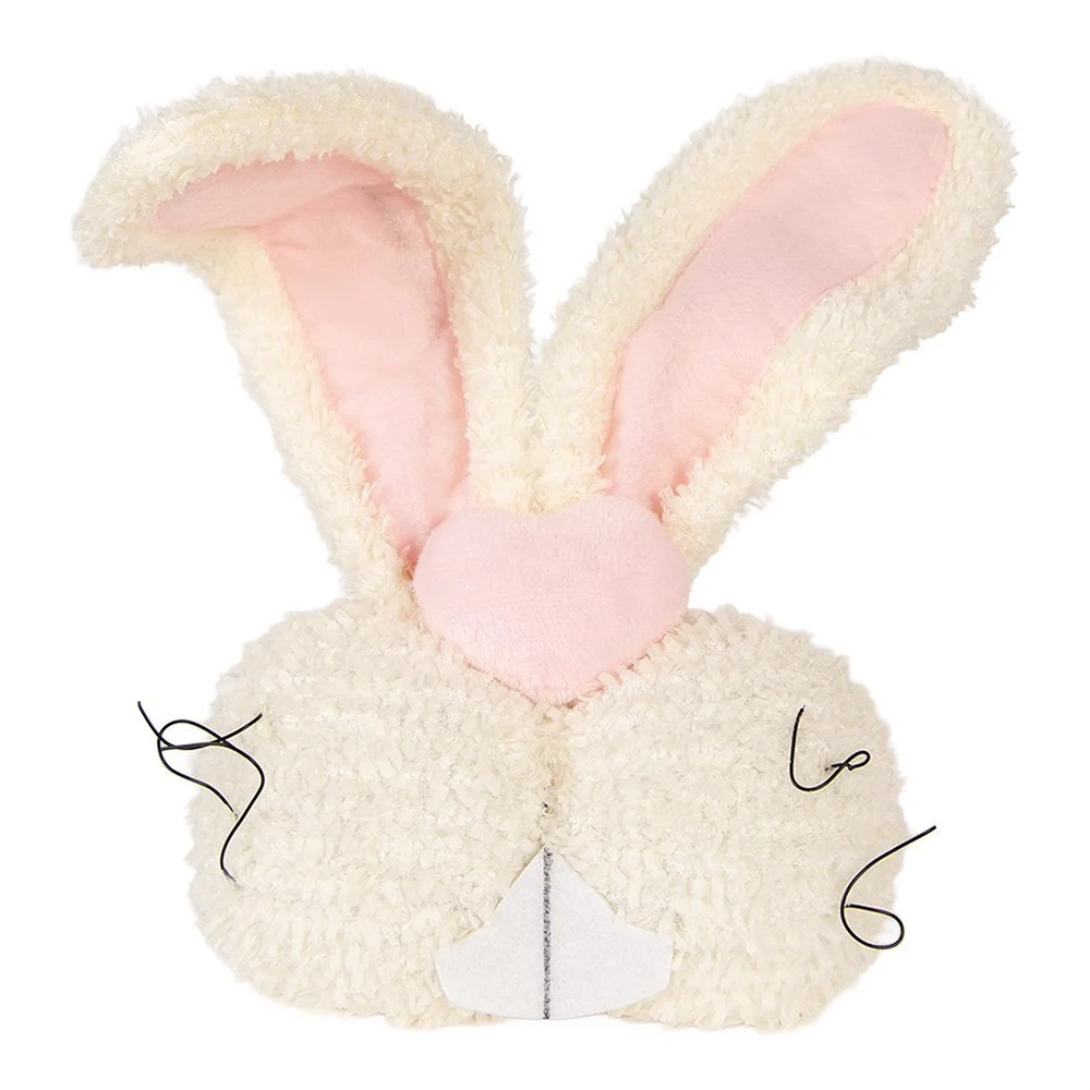 Μαξιλάρι κουνελάκι γούνινο με μύτη καρδιά