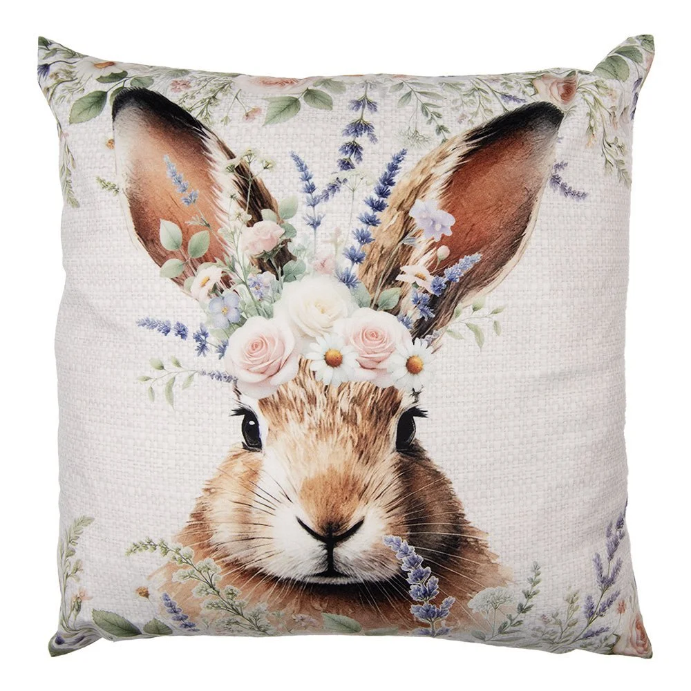 Mαξιλάρι με τυπωτή λαγουδίνα