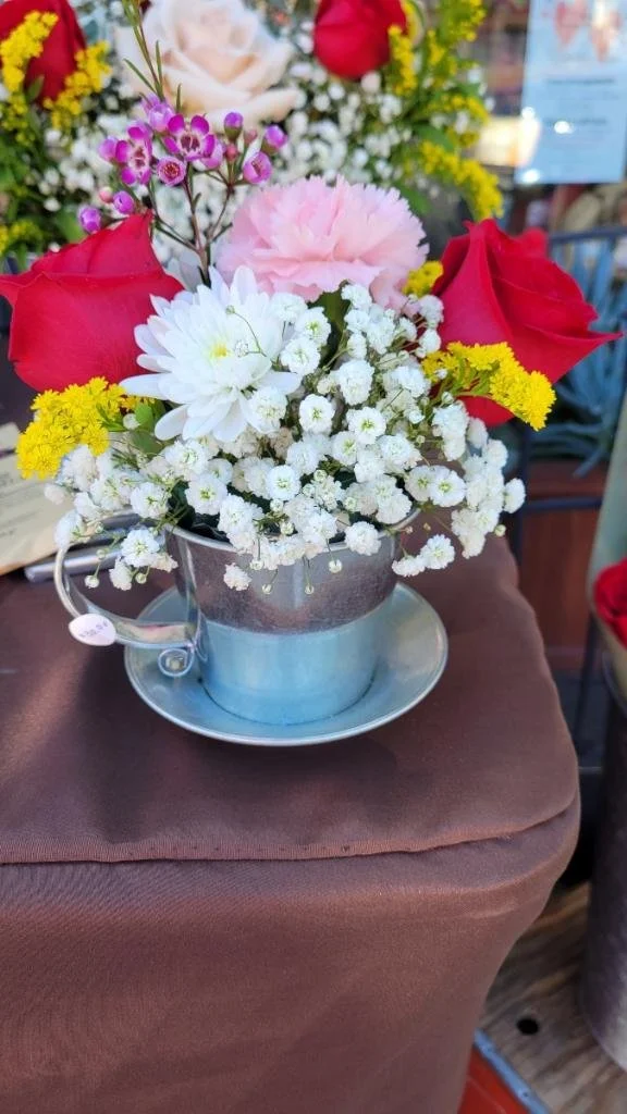 CUP OF FLOWERS
