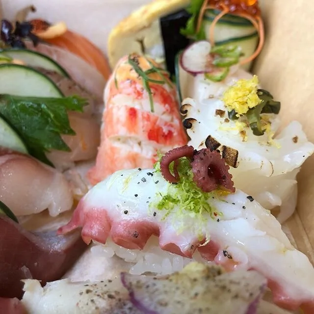 Chef&rsquo;s Choice Nigiri box. 
24 pieces for $150.
Call 312-455-8238 
Friday from 12-5 or 
Saturday Only 3-5.