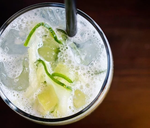 A Sakerita waits for you at a table outside on our patio! Finally summer has arrived. Join us. #sakerita #summercocktails #outdoordining #westloopisthebestloop