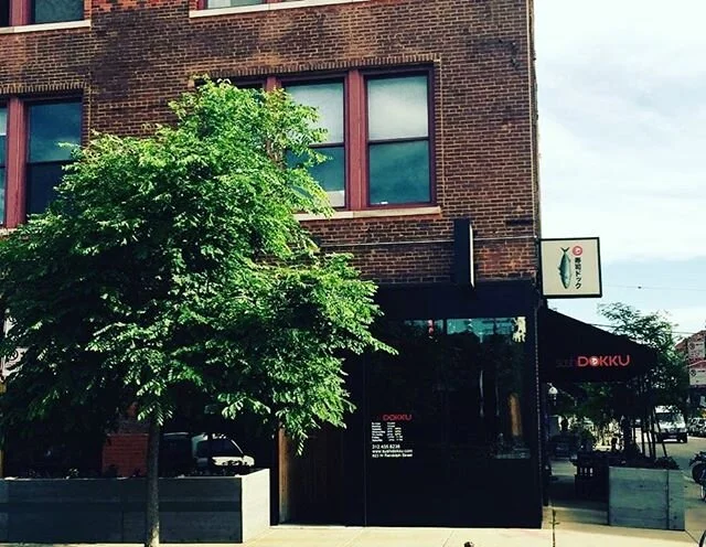 One of the greatest summer pleasures is sitting outside at @sushidokku enjoying a glass of cold sake and your favorite 🍣. Come on by and reconnect with us. Our patio opens today, Thursday, June 4th, 4-9pm. @westloopchamber @thewestloopisthebestloop @westloopco #repost