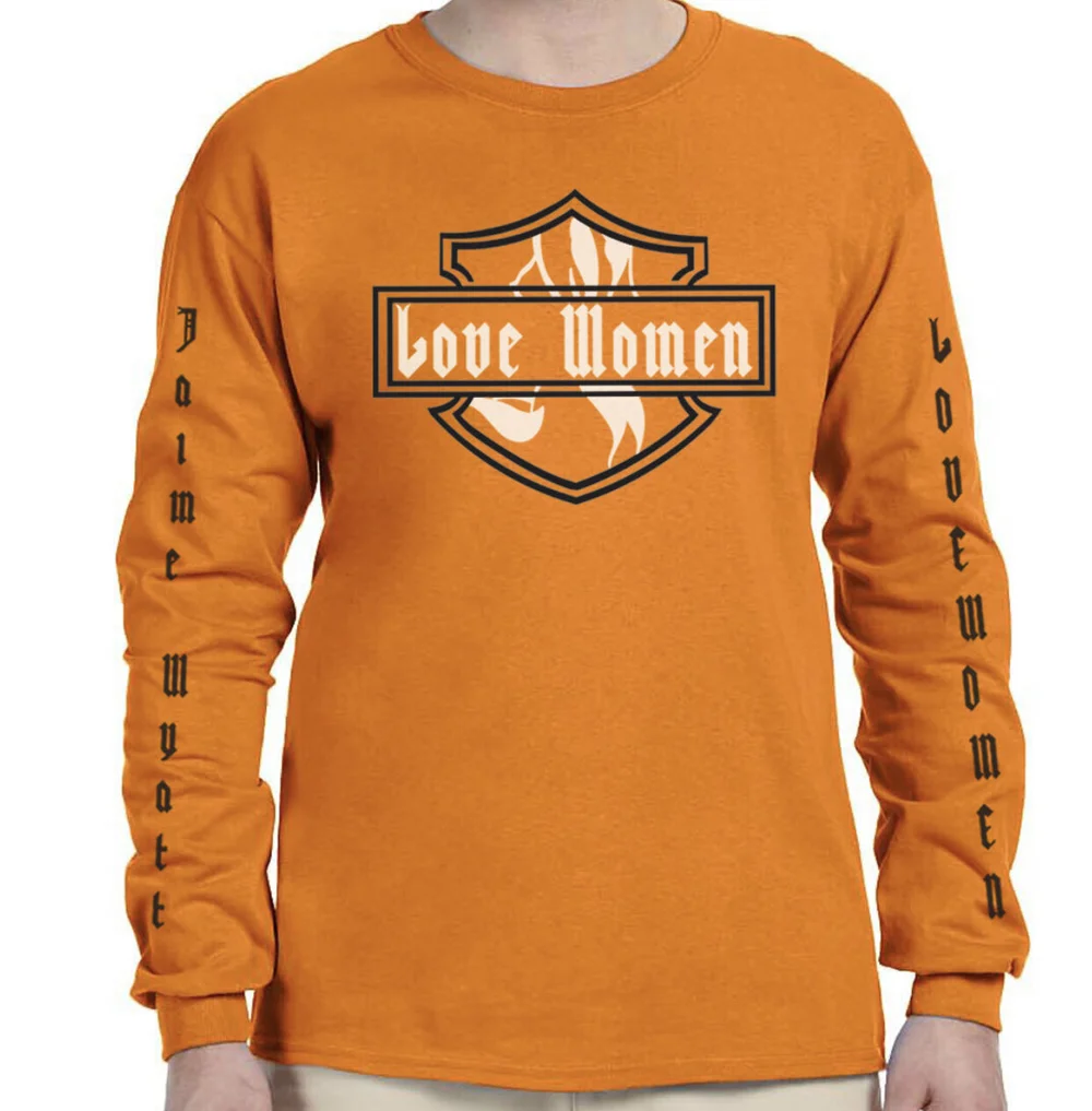 Abito/Maglioncino Lungo Donna Northern Soul 'Keep The Faith' - Logo Arancione, 100% Cotone, Girocollo Con Maniche A Cappuccio, Vestibilità Sagomata - 4
