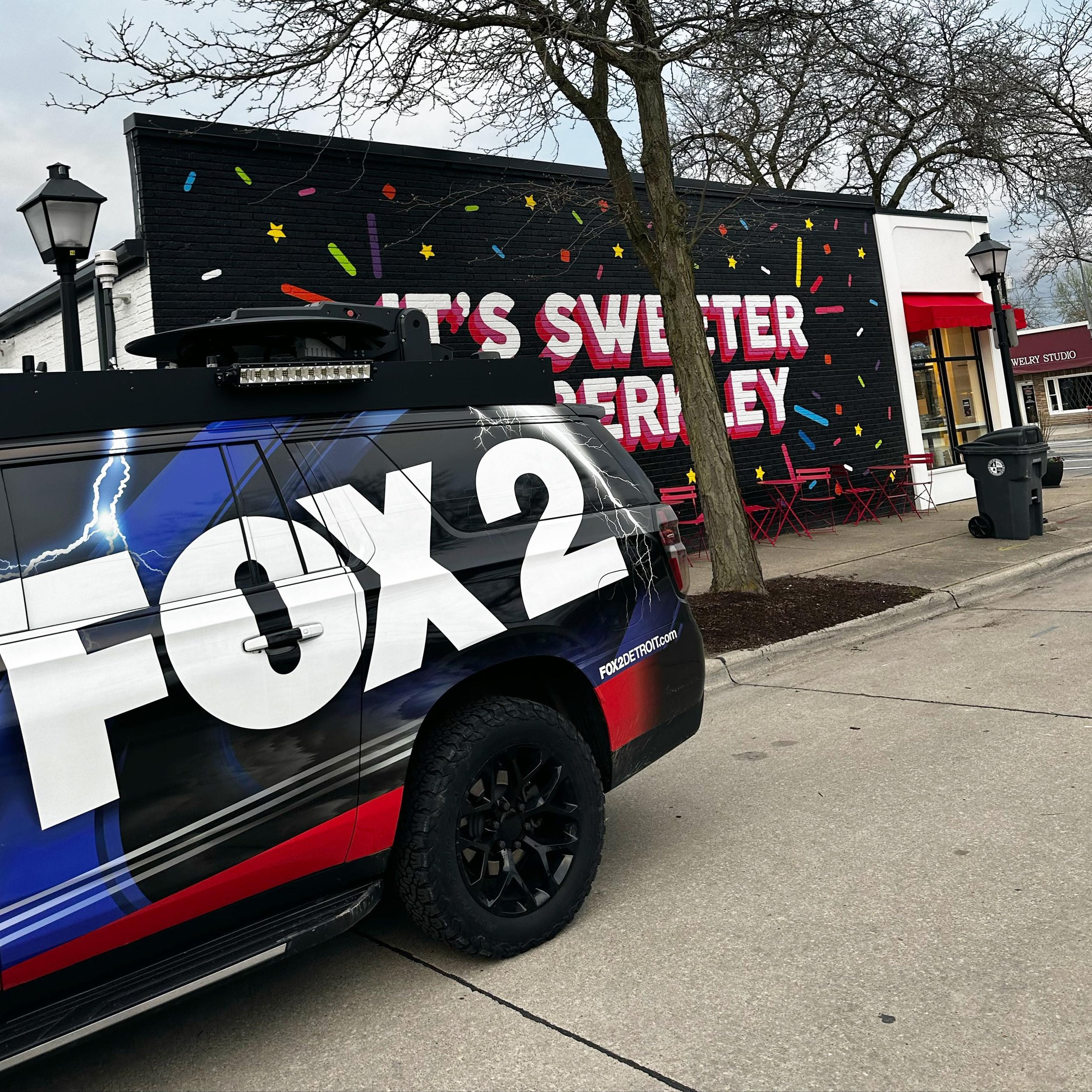 GM! 😊 we&rsquo;re broadcasting live with @fox2detroit all morning long to hype up tomorrow&rsquo;s grand opening! 🎉 Tune in LIVE at 7:45, 8:45 and 9:45! 🎥