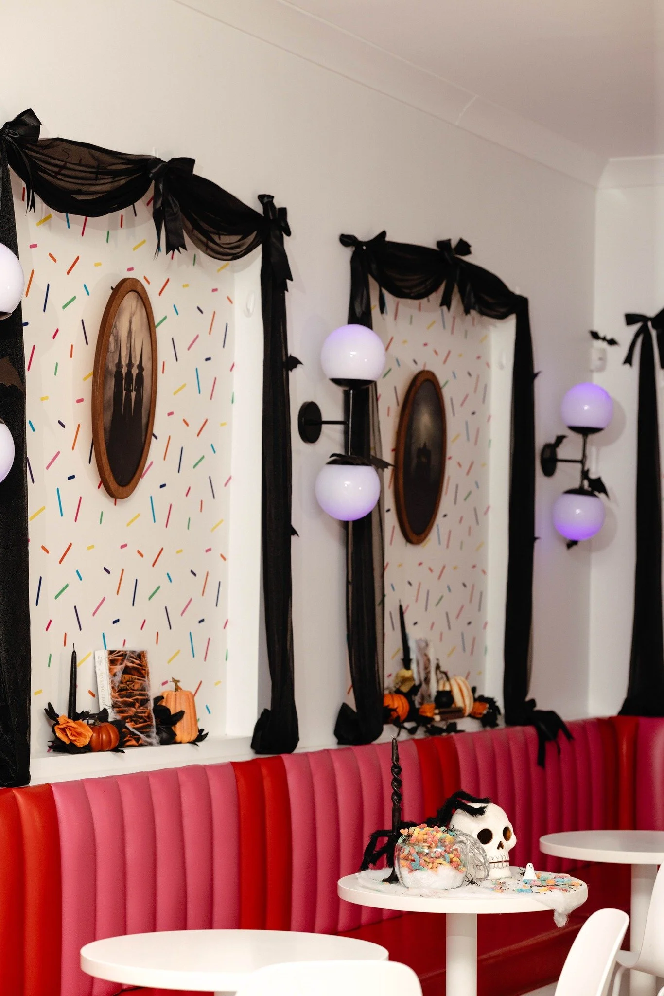 Going for the "haunted ice cream parlor" vibes. 

VOTE for our haunted storefront! @downtownberkley 🔗 in bio!