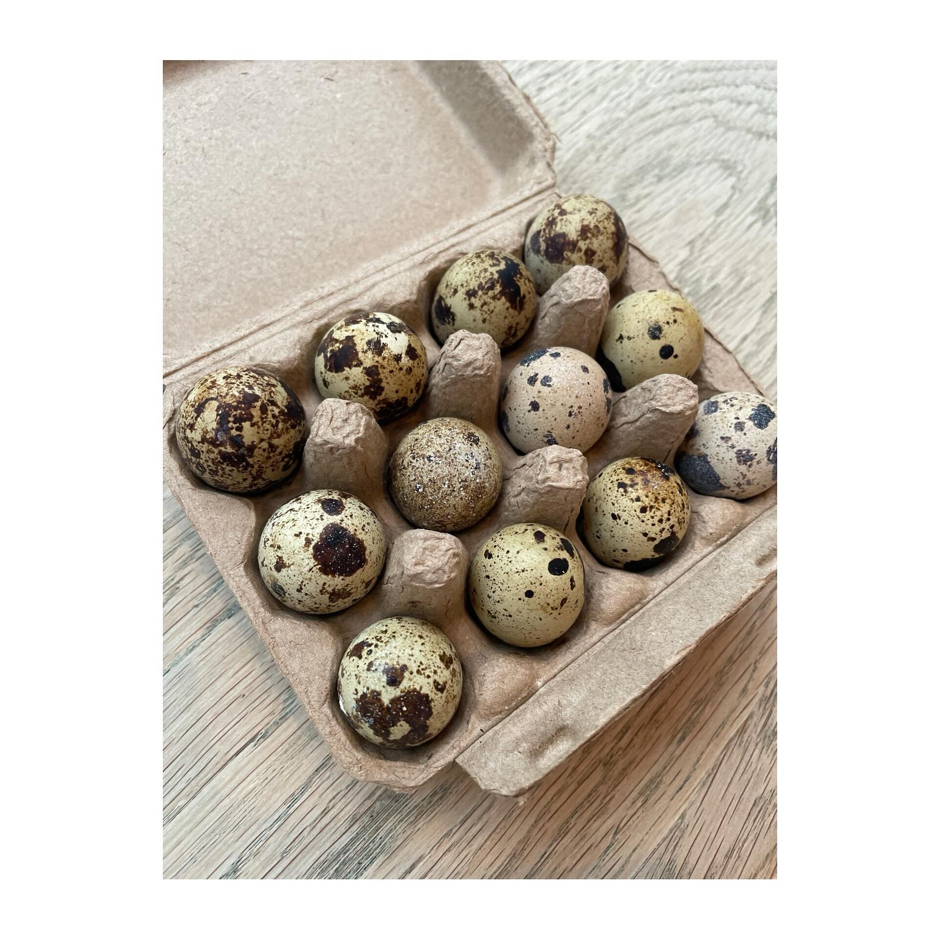 Cornish Quails Eggs featuring on a new dish on our menu 👀