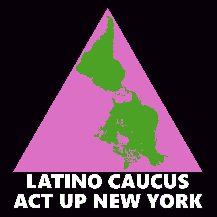  The Latina/o Caucus logo designed by Peruvian-born member Fernando Mariscal. Mariscal was inspired by the work of Chilean artist Alfredo Jaar.&nbsp; 