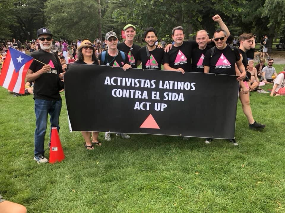  Latina/o Caucus and Julian de Mayo at NYC’s Queer Liberation March in 2019.&nbsp; 