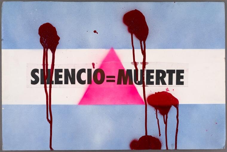  The poster used to demonstrate at the Argentine consulate, in defense of LGBT civil society organization Comunidad Homosexual Argentina (CHA).&nbsp;&nbsp; 