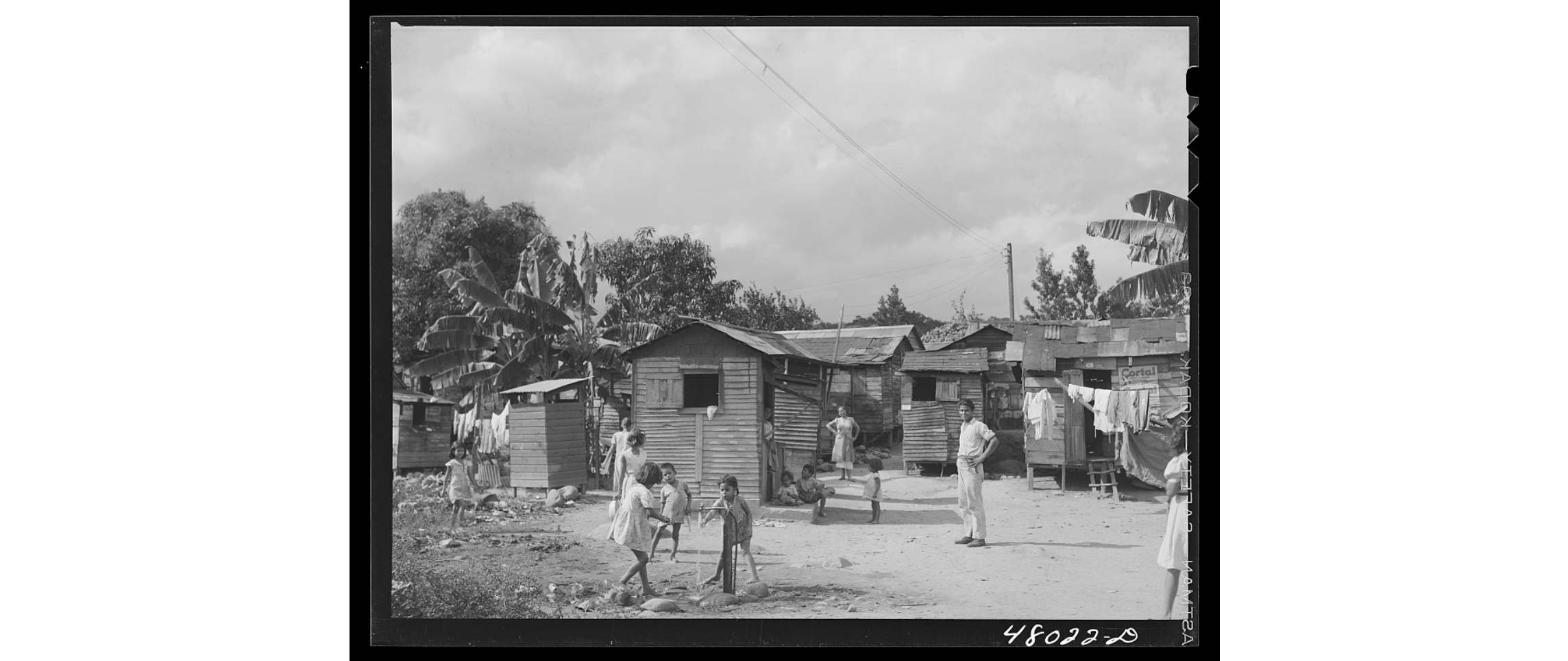 Slum area of Utuado, Puerto Rico