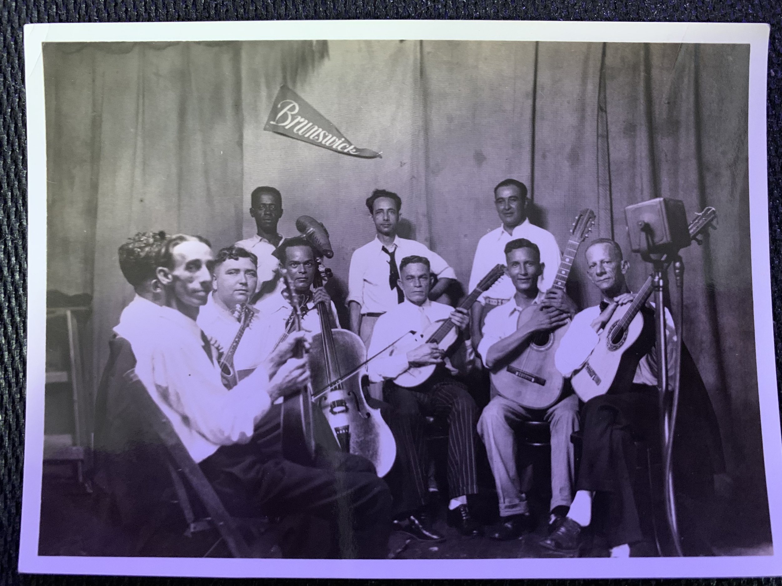  Brunswick Records recording session, circa 1933. Courtesy of Gerry Glass. 