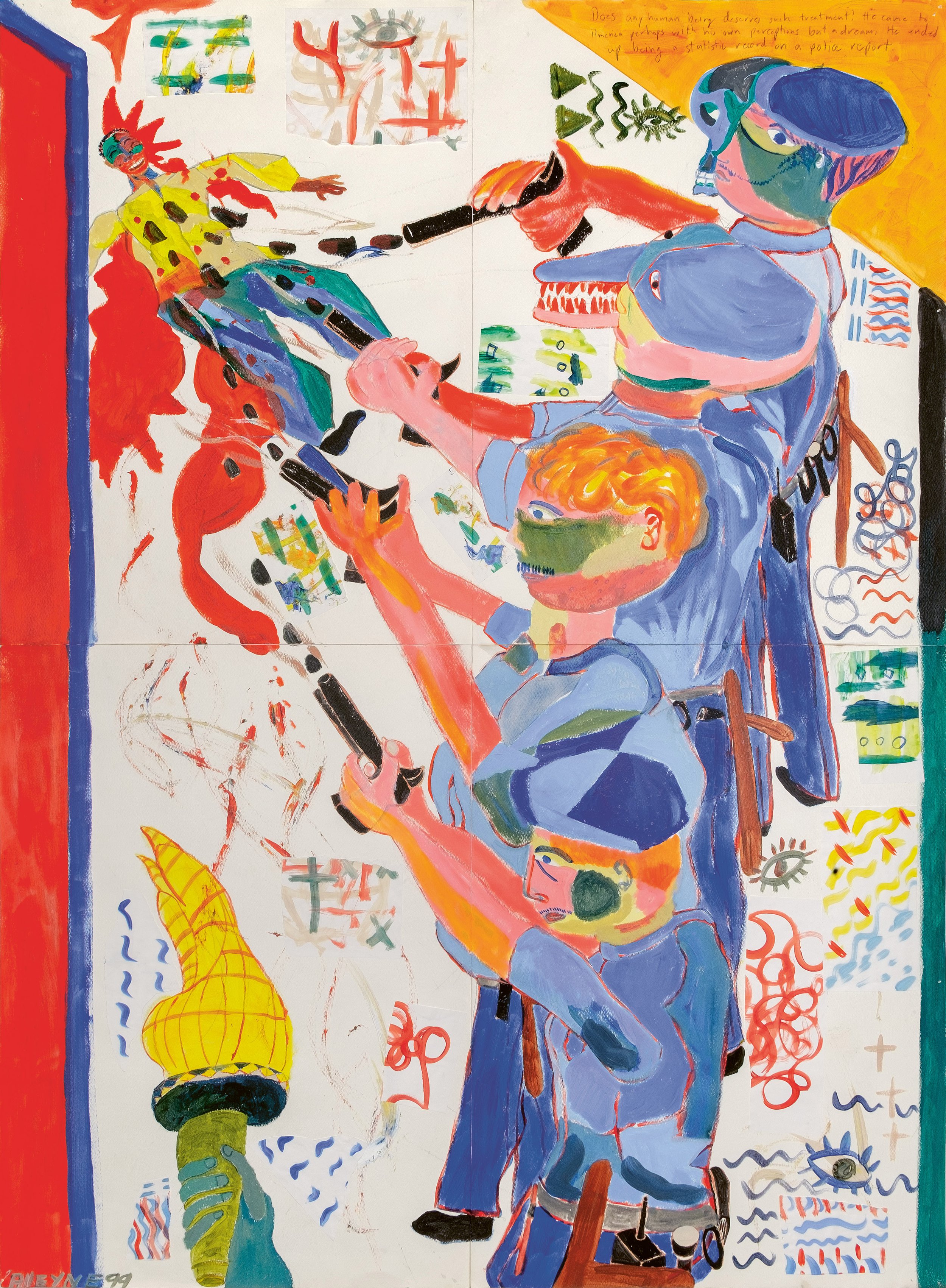 Armando Alleyne "The Shooting of Amadou Diallo" (1999), image courtesy of Edition Patrick Frey