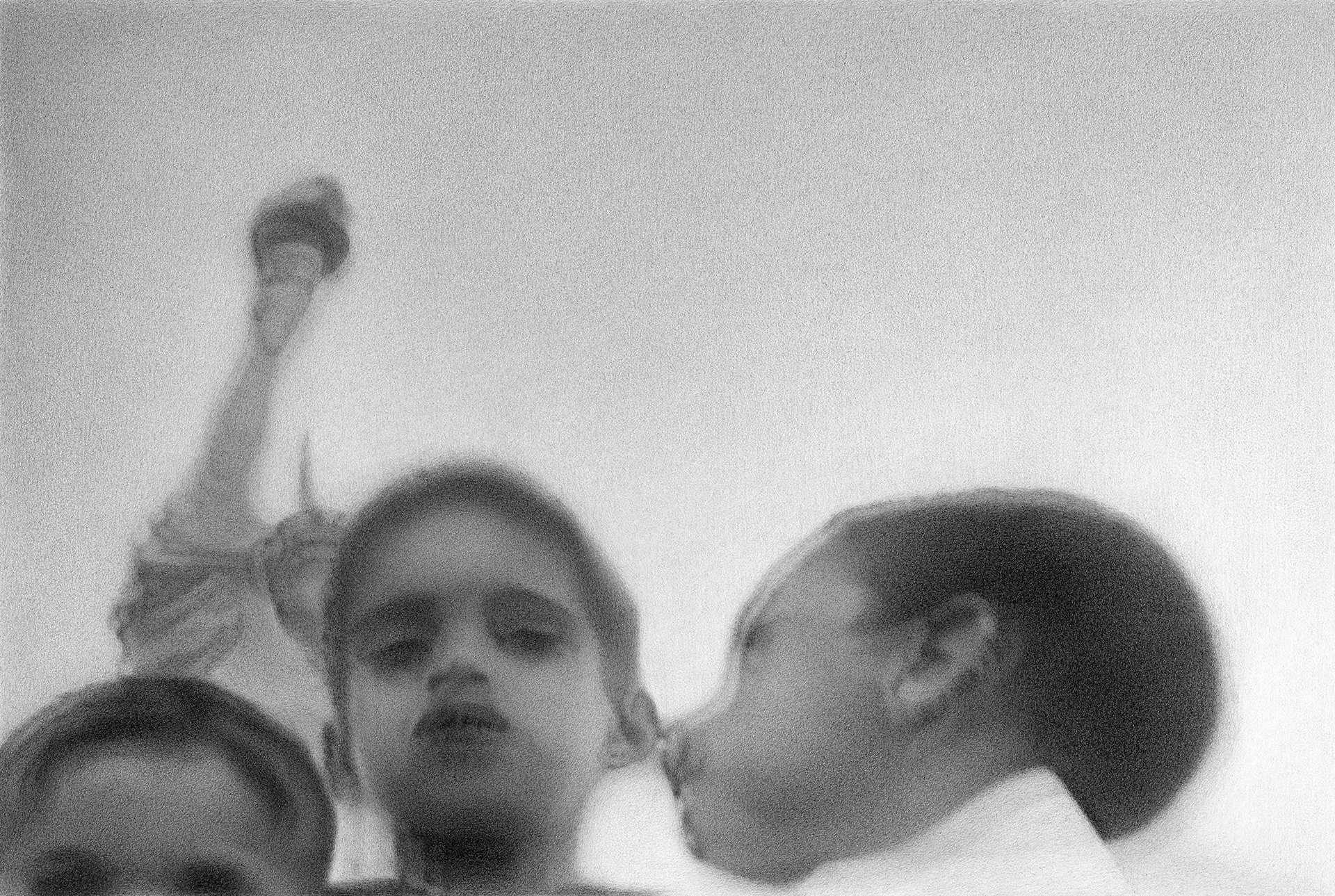 Liberty Island 1958 (3), 2009, Graphite, 10” x 6 5/8”