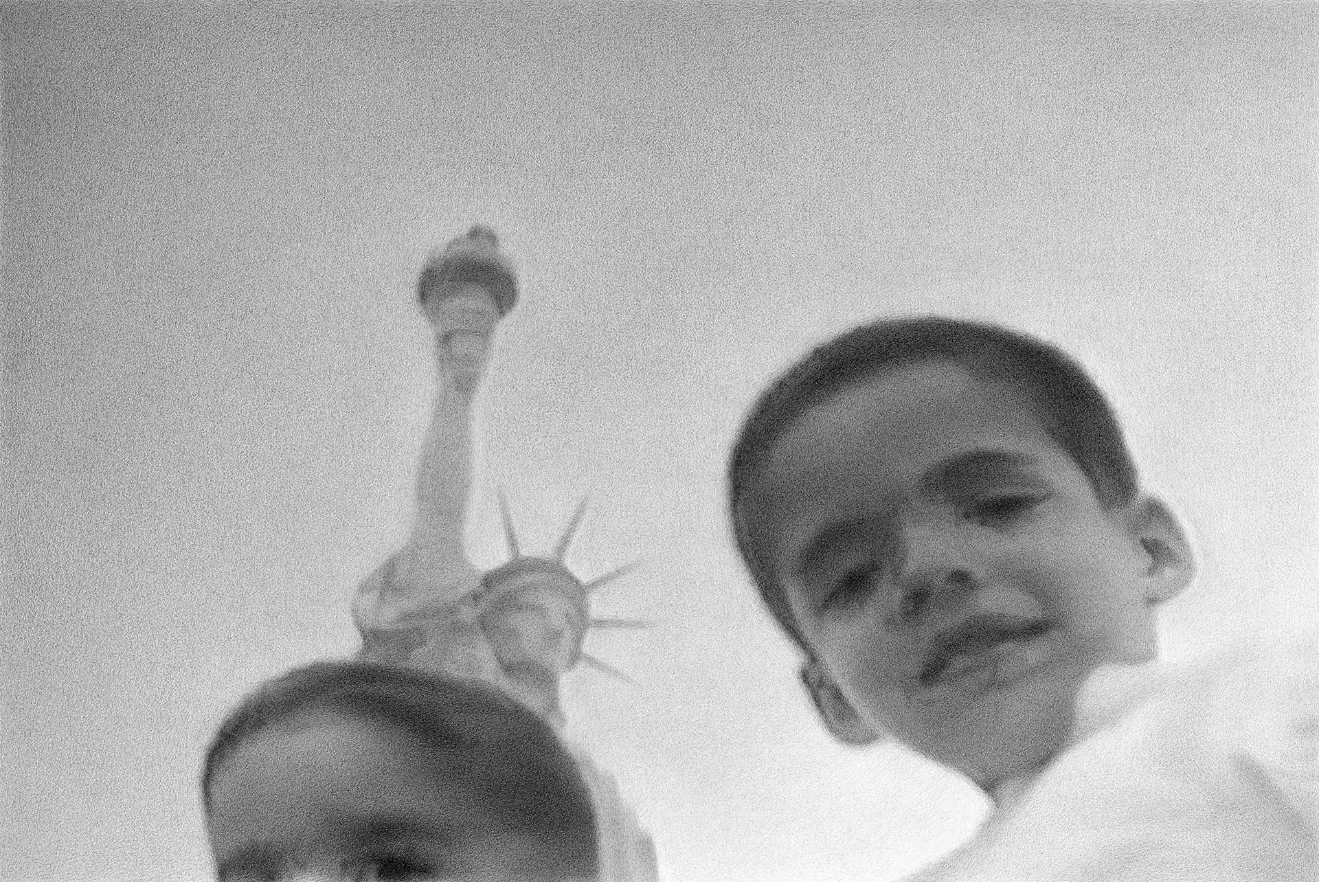 Liberty Island 1958 (2), 2009, Graphite, 10” x 6 5/8”