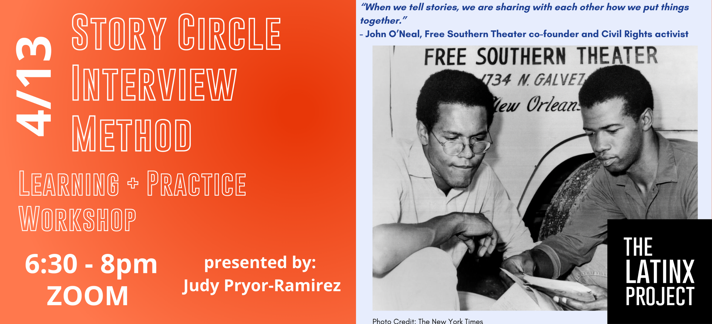 Story Circle Interview Method Learning + Practice Workshop